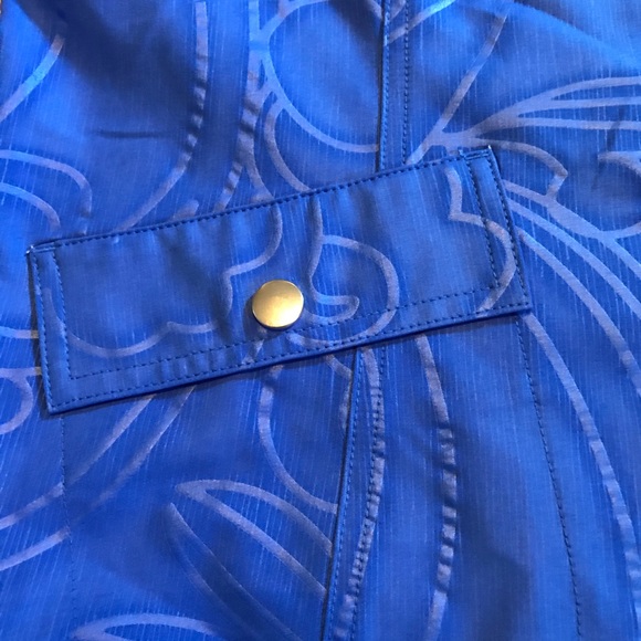 Zenergy by Chico’s Royal Blue Lightweight Zip Up Jacket, NWOT, 0/S - Picture 8 of 16